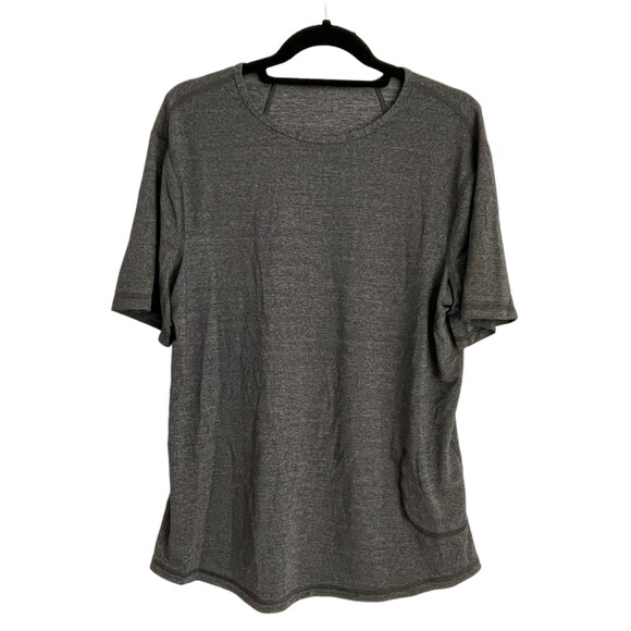 Lululemon Men's Crew Neck Activewear T-Shirt Gray Size Small - Picture 1 of 8